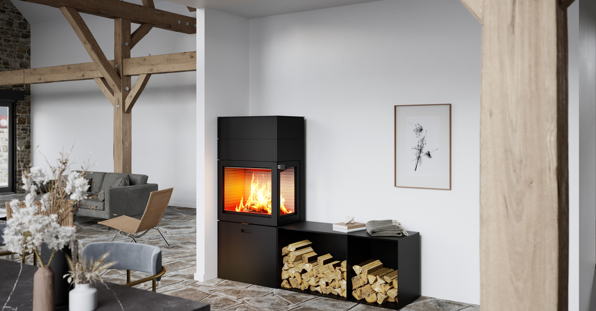 Holz-Kaminofen MAX 600 - charakterstarker Auftritt | Attika