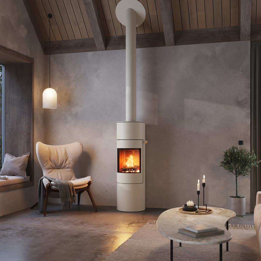 Effizient und modernes Design – der Raumteiler Kaminofen 600 RD | Attika